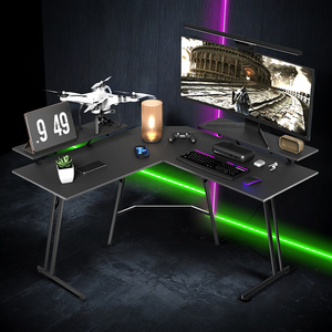 Escritorio Gaming Moderno RGB de Corea del Sur, Escritorio Gaming en Forma de L, Escritorio de Esquina, Mesa Gaming para PC con LED - Product Image 3