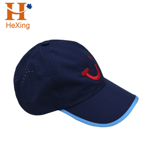 Nouveau Personnalisé Microfibre Maille Chapeaux Ajustement Sec Bleu Casquette De Sport Pour Homme De Chapelier Usine - Product Image 1