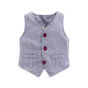 BSL89 Ensemble 3 pièces pour bébé garçon, tenue de baptême, fête formelle, cadeau, manches longues, automne - Product Image 3