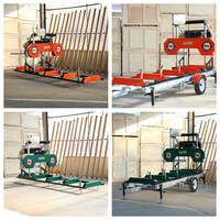Scie à chaîne à essence de qualité, scierie portative pour la coupe de bois et la fabrication de meubles, machines à scier le bois, scie à ruban à essence