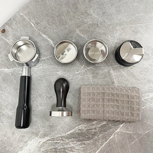 Barista Tools for Delonghi Brevill 51mm 54mm <strong>Coffee</strong> Distributor Bottomless Portafilter Espresso <strong>Tamper</strong> <strong>Set</strong> - Product Image 4