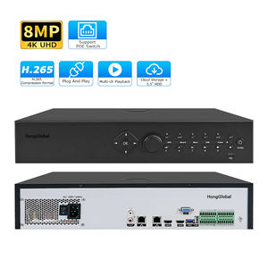 กล้องวงจรปิดไร้สาย HongGlobal 8MP รองรับ POE Switch พร้อมแอป XMEye Pro และ ICSee ความละเอียด 4K รองรับ 4SATA 8SATA 36/64 ช่อง NVR เครื่องบันทึกวิดีโอเครือข่าย - Product Image 1