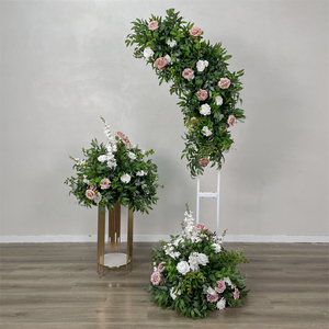 Decoración para Salón de Exposiciones, Flor para Fondo de Boda, Arreglo Floral para Mesa de Escenario, Bola de Flores Artificiales - Product Image 1