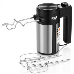 Mezclador de mano para batidor de huevos con pantalla LED RAF de 460W con seis ajustes de velocidad y sistema de mezcla de doble varilla para tareas de cocina versátiles - Product Image 1