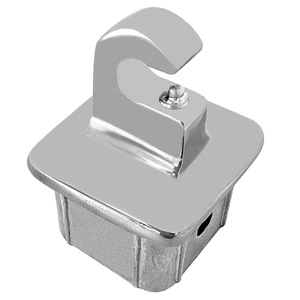 Stainless Steel <b>Square</b> Slide Cap For Boat Covers <b>Mirror</b> Polished Marine Hardware - Product Image 1