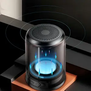 Nuovo magnete di tendenza unico suono Surround Stereo gemelli altoparlante Bluetooth modello privato altoparlante Stereo luce Led altoparlante esterno