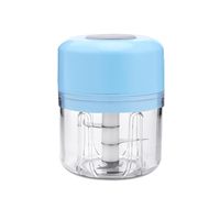 Ensemble d'accessoires de cuisine miniatures en acier inoxydable et aluminium intelligent pour la maison, hachoir à aliments, fruits, légumes, ail, mélangeur à viande, cuillères, bureau
