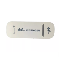Modem Internet Nirkabel 4G Dongle USB ABS Kecil dengan 150M LTE, Masukkan Kartu SIM dan WIFI Kartu Internet Nirkabel 4G