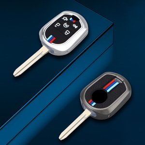 Funda de aleación de zinc para llave de coche para <span class=keywords><strong>Ford</strong></span> Expedition Flex Explorer Taurus <span class=keywords><strong>Lincoln</strong></span> MKZ <span class=keywords><strong>Navigator</strong></span> 5 botones Protector - Product Image 4