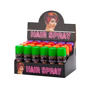 Hot Sale Washable Party Supplies Colorful Instant OEM Custom Waterproof temporary colour hair spray