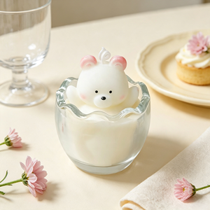 맞춤형 향초, 생일 달걀 모양 유리컵 왁스 향기 선물, 실용적인 작은 선물, 새로운 해외 상품 - Product Image 5