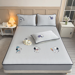 Offre Spéciale dessin animé broderie couvre-lit ensemble Cool haricot refroidisseur taie d'oreiller résistant à l'eau lavable matelas pliant - Product Image 1