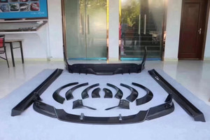 ชุดแต่งคาร์บอนไฟเบอร์สไตล์ Top สำหรับ Tesla Model X ประกอบด้วยลิ้นหน้า สเกิร์ตข้าง ดิฟฟิวเซอร์ สปอยเลอร์ ซุ้มล้อ - ใหม่ - Product Image 2