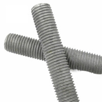 Factory Direct Hot Dip Galvanized Threaded Rod, Carbon Steel Grade 8.8 Fully Threaded Stud Bar, Anti-Corrosion Galvanized