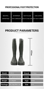 Agricultural Safety Work Industrial Work <strong>Boots</strong> Safety Footwear Men Shoes S4 S5 PVC Rain <strong>Boots</strong> Gum <strong>Boots</strong> Waterproof - Product Image 4