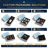 Cajas de Regalo Ecológicas de Alta Gama con Tapa Superior e Inferior, Impresión a Color o Estampado en Caliente Plateado para Cosméticos