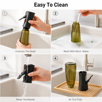 Botol dan Wadah Semprot Minyak Kaca Dapur dengan Desain Minimalis, Tahan Beku & Ramah Lingkungan untuk Bumbu