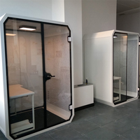 Cabine insonorisée portable cabine de réunion de bureau modulaire cabine de réunion de bureau acoustique privée