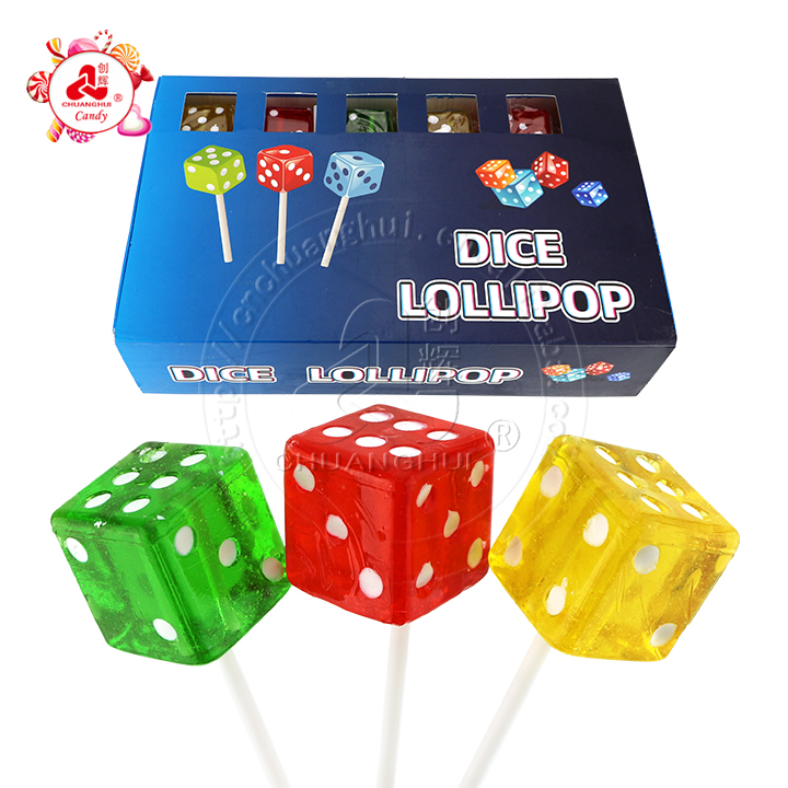 dice lollipop