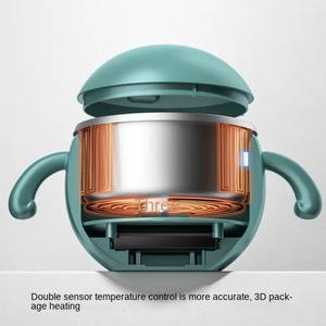 2025 New Product Launch Heater Rechargeable Intelligent <b>Thermostatic</b> Baby Bowl Food Warmer LED Display Printed Heating Function - Product Image 2