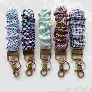 Nouveauté : Porte-clés de défense personnelle en polyester tissé, design Panda et Fruits, écologique et personnalisable, avec chouchous - Product Image 2