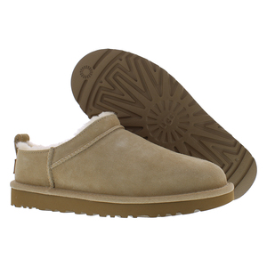 Botines Clásicos de Microfibra para Mujer, Color Arena, Tacón Plano, para Invierno - Product Image 4