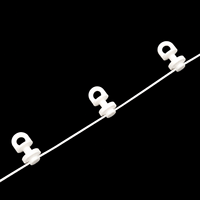 S-Wave Ripple Fold Vorhangläufer für 60 mm Wellenvorhangschienen