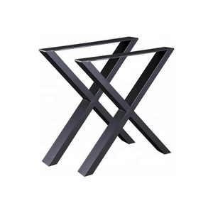 Caballete trapezoidal <span class=keywords><strong>de</strong></span> hierro para niños, moderno trípode chino <span class=keywords><strong>de</strong></span> Color negro mate, decoración <span class=keywords><strong>de</strong></span> tubos <span class=keywords><strong>de</strong></span> acero, patas <span class=keywords><strong>de</strong></span> mesa - Product Image 3