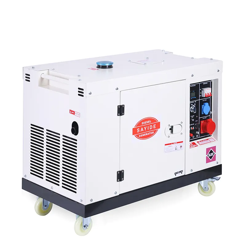 Portatile piccola potenza 110v 220v 380v 3 fasi 30 Amp 5kva 5kw 5.5kva 6kva 6.5kva generatori domestici generatore Diesel di tipo silenzioso