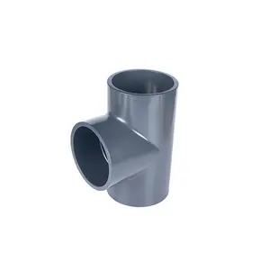 3 pulgadas PVC tee mejor venta de alta calidad tubo de PVC tee fitting