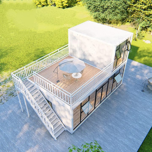 Maison pliable de luxe modulaire à expédition mobile de 20 pieds en Chine maisons préfabriquées modernes en conteneur pliant avec salle de bain - Product Image 1