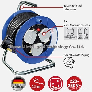 Anh tiêu chuẩn 1.25 vuông Cáp Reel NEMA nữ cuối 25m Chiều dài 16A Đánh giá hiện tại ba lõi dây điện mở rộng dây - Product Image 2