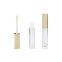 Flacon de test portable pour rouge à lèvres, huile à lèvres, tube de gloss à lèvres, emballage carré à coins arrondis de 1,5 ml