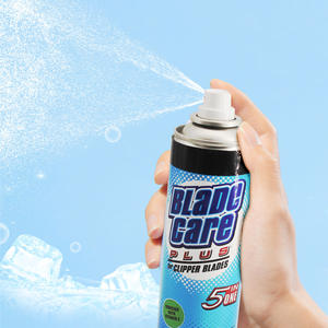 Spray de refroidissement pour tondeuse à cheveux Blue Collar Pro 437ml pour usage en salon, nettoyage des lames, entretien, lubrification - Product Image 2