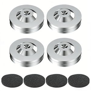 Almohadilla de soporte antivibración para audio HiFi, patas de <span class=keywords><strong>aislamiento</strong></span> de impactos de acero inoxidable para reproductor de CD, tapete de mejora de sonido para altavoces - Product Image 6