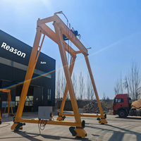 Grue à portique de type pneumatique, produite dans le Henan, avec capacité de levage personnalisable