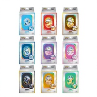 Vente en gros en stock : Coffret cadeau de jeu de cartes de monstres de dessin animé, ensemble complet, collection anime, boîte d'emballage pour collection de loisirs