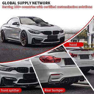 Kit de Carrocería de Fibra de Carbono Estilo MP de Alta Calidad para BMW M4 F80 F82 F83, Alerón Delantero y Trasero, Faldones Laterales - Product Image 3