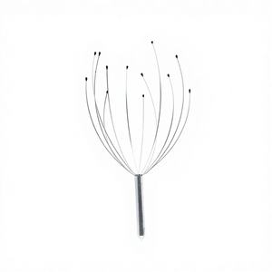 Masseur de cuir chevelu en forme de pieuvre Top One, masseur de tête manuel avec billes en acier pour la relaxation, équipement de massage corporel - Product Image 1