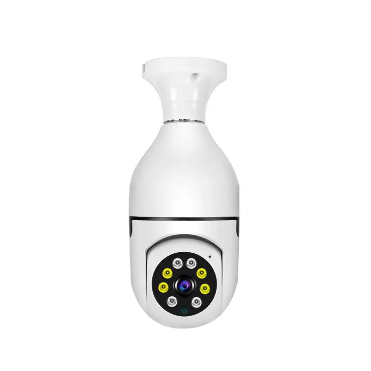 2MP wifi Wireless Security Camera 2.4G&5G Alarm Motion Detection Indoor/Outdoor PTZ 360 Degree Light Socket Security Camera