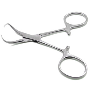 <b>Clamping</b> Holding Instrument Hemostatic Forceps Surgical Tool for Medical Use Reusable Backhaus Manual Stainless Steel - Product Image 4