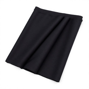 <strong>Black</strong> 100% Polyester Eco-Friendly Lightweight Interlock Eyelet Fabric Breathable Knitted <strong>Jersey</strong> Textile for Activewear - Product Image 2