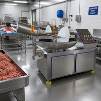 Hachoir à viande commercial pour ligne de production de saucisses, boulettes, raviolis et pâtes de poisson