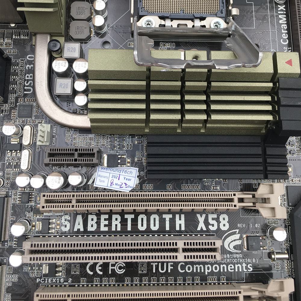 Sabertooth X58 for ASUS Desktop Motherboard LGA 1366 DDR3