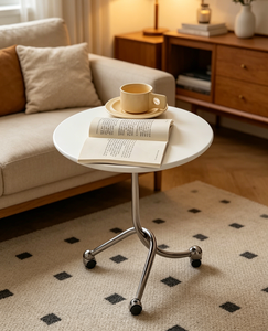 <span class=keywords><strong>Table</strong></span> <span class=keywords><strong>basse</strong></span> sur <span class=keywords><strong>pied</strong></span> portable moderne faite à la main, petite <span class=keywords><strong>table</strong></span> d'appoint décorative en bois pour salon – Offre spéciale - Product Image 4