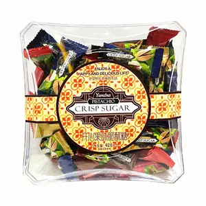 Chayouwei candy 408g snack all'ingrosso caramella viola caramella al caramello alla prugna caramella al pistacchio