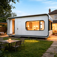 Nouvelle conception de maisonnette préfabriquée moderne de type Apple, prix compétitif, conteneur portable de 20 pieds ou 40 pieds, bureau étanche, maison conteneurisée