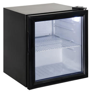 Enfriador de Bebidas con Puerta de Vidrio de 52L - <span class=keywords><strong>Mini</strong></span> <span class=keywords><strong>Nevera</strong></span> con Compresor para Exhibición de Bebidas Energéticas, <span class=keywords><strong>Refrescos</strong></span> y Cerveza en Bares, Tiendas y Oficinas - Product Image 1