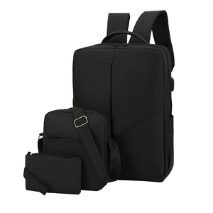 Set tas punggung Laptop 3 dalam 1, tas sekolah kapasitas tinggi, Set tas Laptop bisnis, tas ransel Laptop - Product Image 4