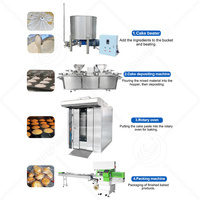 Machine à gâteaux automatique ORME, petite ligne de production de gâteaux fourrés à la crème anglaise, mini cupcakes, muffins